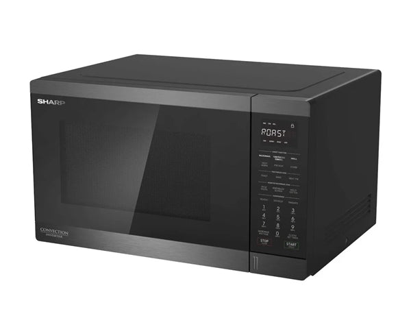 SHARP Microwave Convection Inverter 32 Liter, 1100 Watt, 11 Menus, Black R-32CNI-BS2