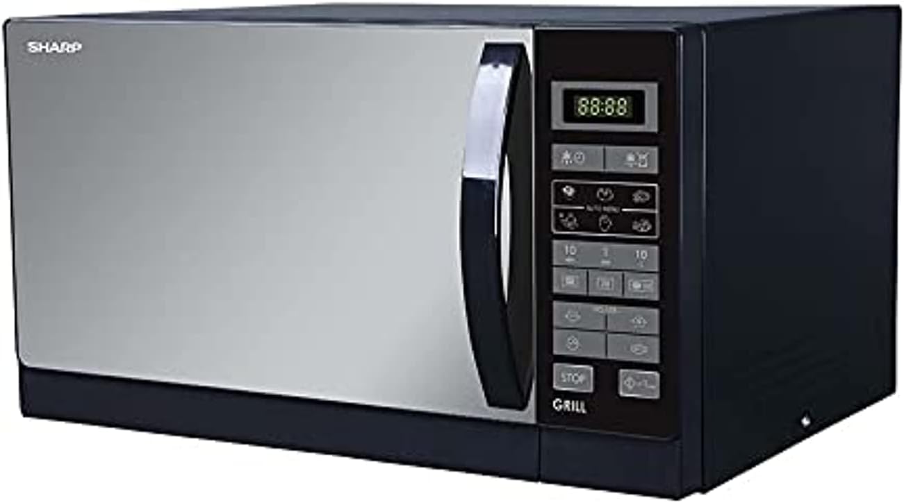 SHARP Microwave Grill 25 Liter - 900 Watt - 6 Menus Black R-750MR(K)