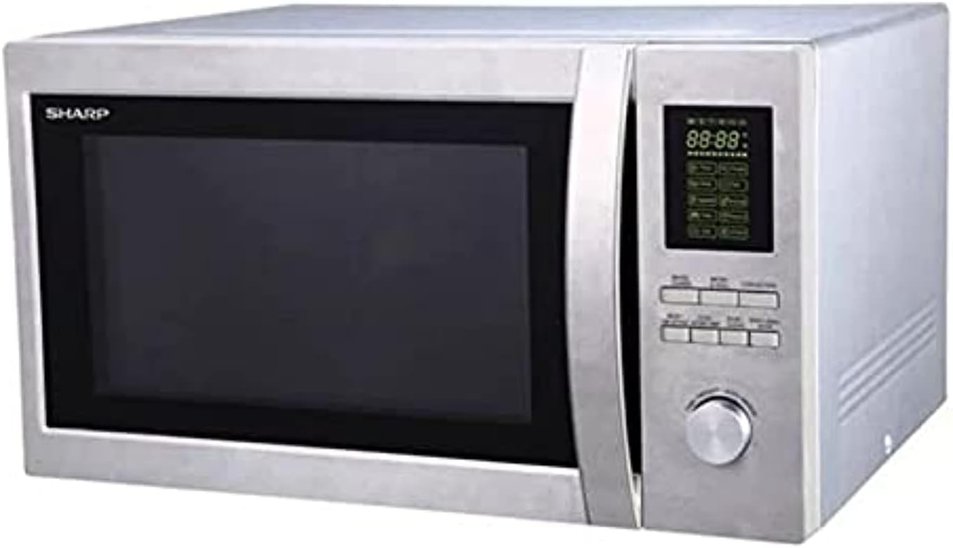 SHARP R-78BR(ST) Microwave with Girll, 43 Liter, 1100 Watt - Silver