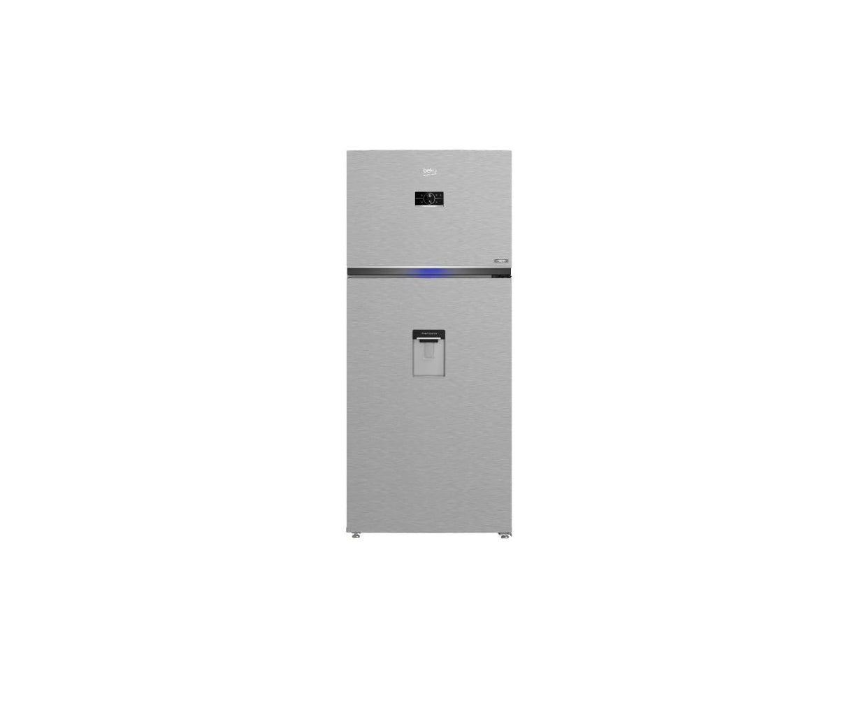 Beko Rdne650e60xp stainless steel 2 doors digital refrigerator (650l, silver)