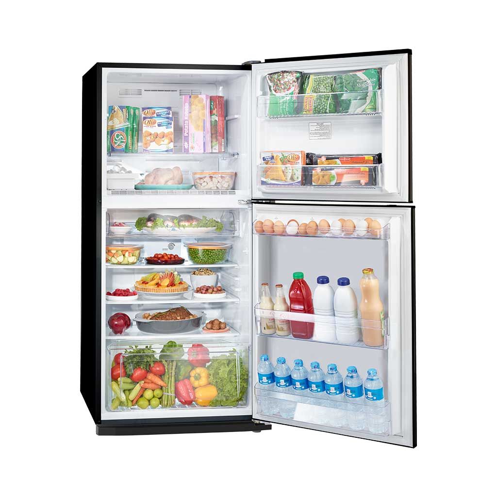 تورنيدو ثلاجة 2 باب نوفروست 296 لتر بفلتر بلاتينيوم. Tornado 296L No Frost 2-door fridge with platinum odor filter & LED lighting.