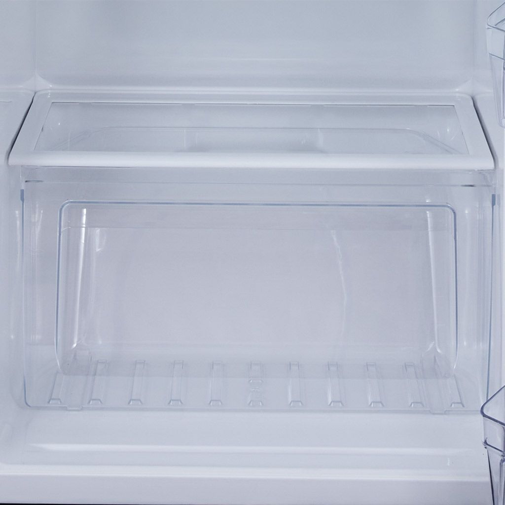 تورنيدو ثلاجة 2 باب نوفروست 296 لتر بفلتر بلاتينيوم. Tornado 296L No Frost 2-door fridge with platinum odor filter & LED lighting.