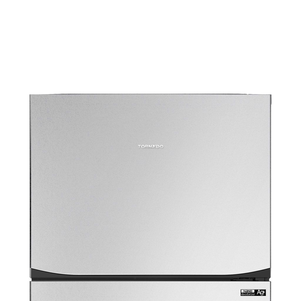 ثلاجة تورنيدو 450 لتر نوفروست بتقنية Hybrid Cooling. Tornado 450L No Frost refrigerator with hybrid cooling and powerful odor control.