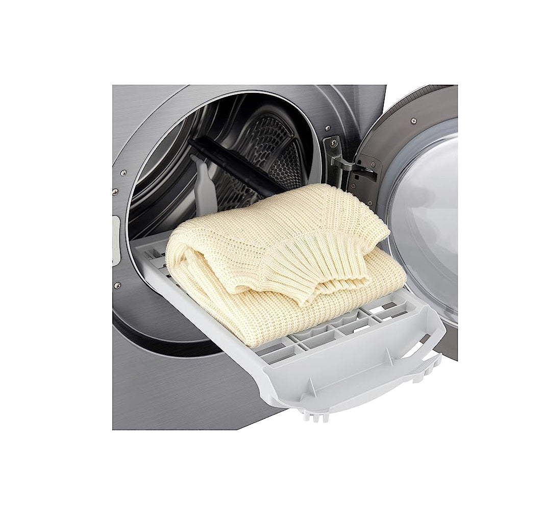 LG - Dryer 10.1 KG - Condenser - Digital Smart - ThinQ - Energy Saving, Capable Drying Silver- RH10V9PV2W