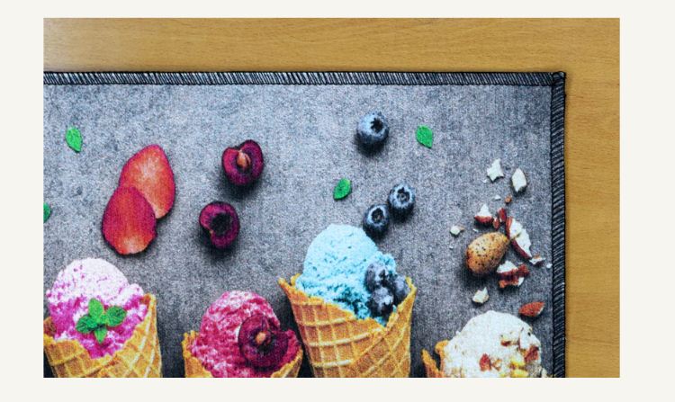 طقم سجاد مطبخ ماك رويال 607579-2001 من Cairo Drop خامة بولييستر مقاومة للانزلاق بتصميم عصري، توصيل وضمان متاحين | Mac Royal kitchen carpet 607579-2001 