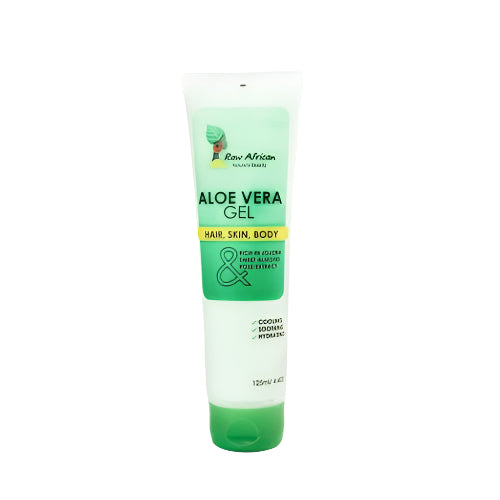 جل الصبار من رو أفريكان 125 مل لترطيب وتهدئة البشرة والشعر بتركيبة طبيعية، Aloe Vera Gel 125ml hydrates, soothes and nourishes skin and hair.