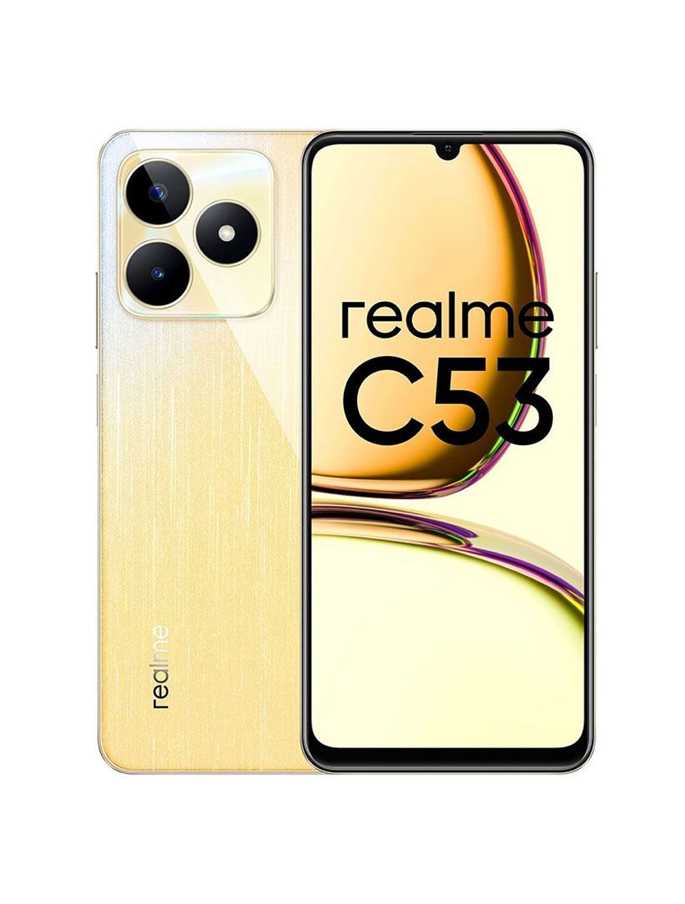 realme c53 - 256GB, 8GB RAM, 6.74" FHD+ display, 50MP camera, 5000mAh battery with 33W fast charge، مع ضمان وتوصيل سريع من Cairo Drop.
