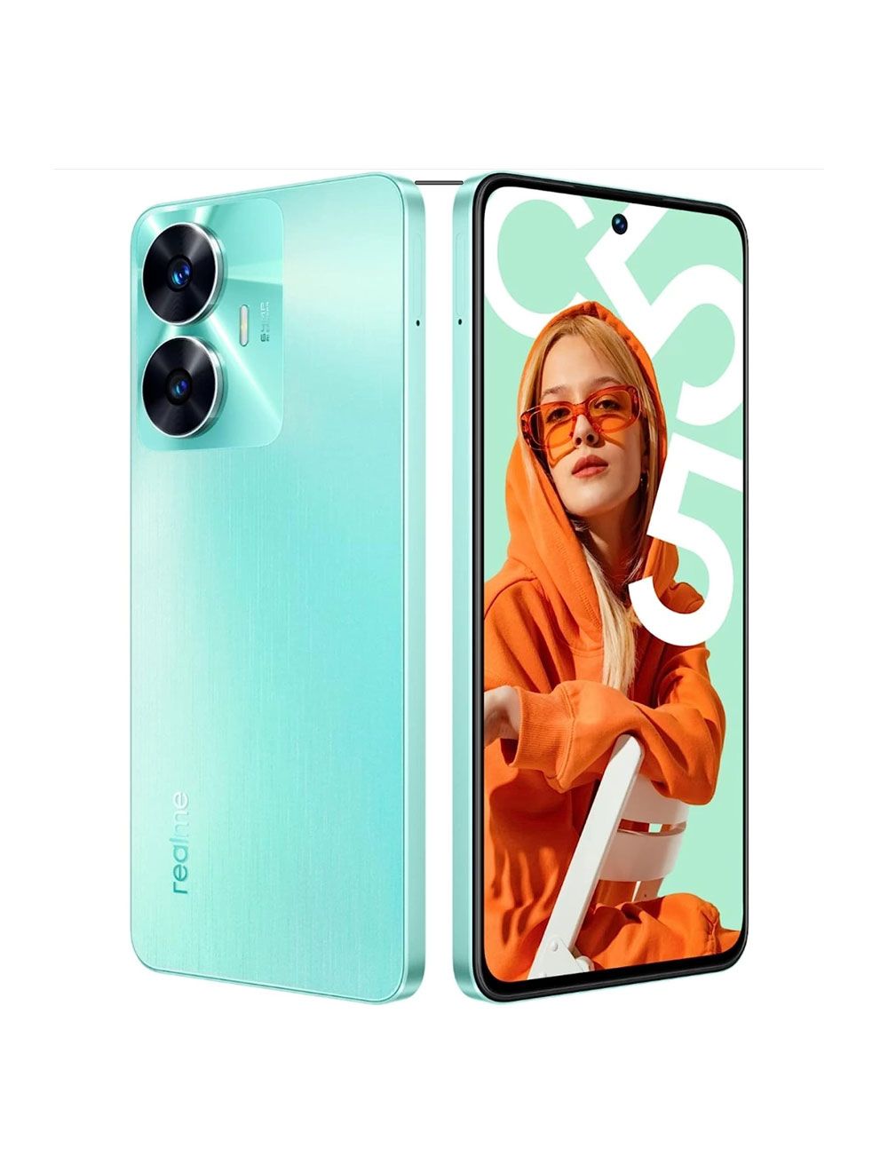 ريلمي C55 - رامات 8 جيجا وذاكرة 256 جيجا بألوان متعددة مع شاشة 6.72" وكاميرا 64MP وبطارية 5000mAh | Realme C55 powerful smartphone with 256GB storage.
