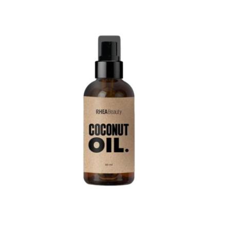 زيت جوز الهند البكر من ريا بيوتي 100% نقي ومعصور على البارد لترطيب الشعر والبشرة. Rhea Beauty Virgin Coconut Oil deeply nourishes hair and skin naturally.