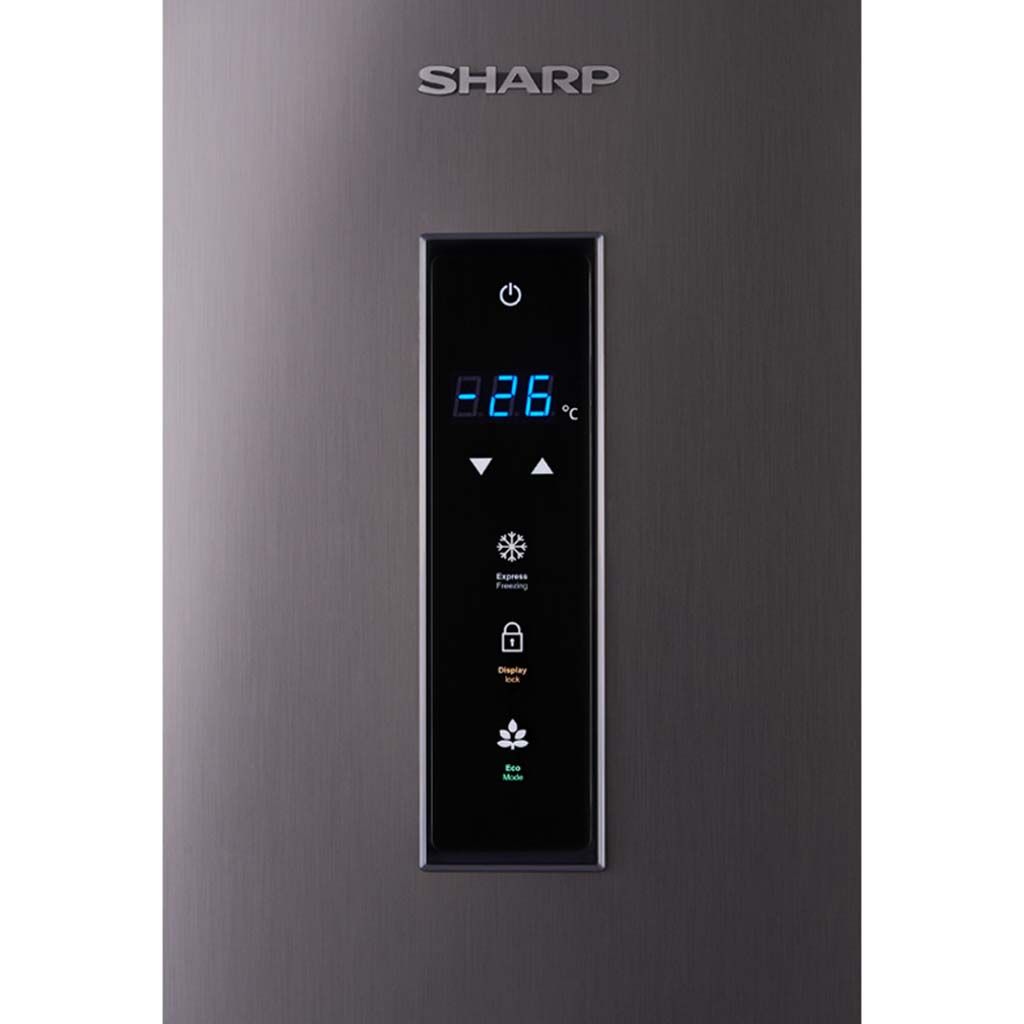 ديب فريزر شارب 7 درج انفرتر نوفروست 300 لتر، شاشة ديجيتال موفرة للطاقة. Sharp 7 Drawer Deep Freezer 300L Digital Inverter Energy Saving.