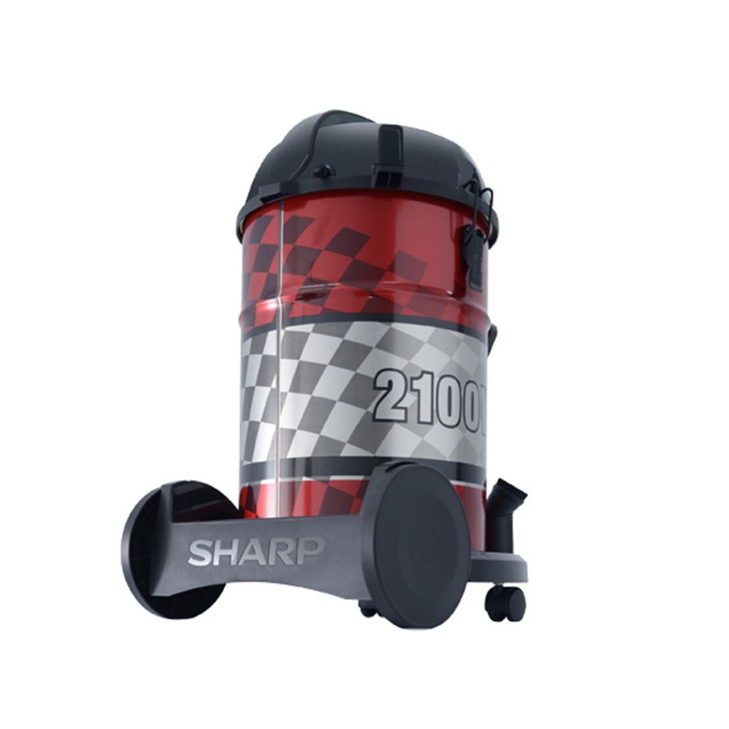 مكنسة برميلية شارب EC-CA2121-X 2100 وات سعة 21 لتر مع توصيل وضمان سنتين – Sharp Drum Vacuum Cleaner 2100W for powerful cleaning.