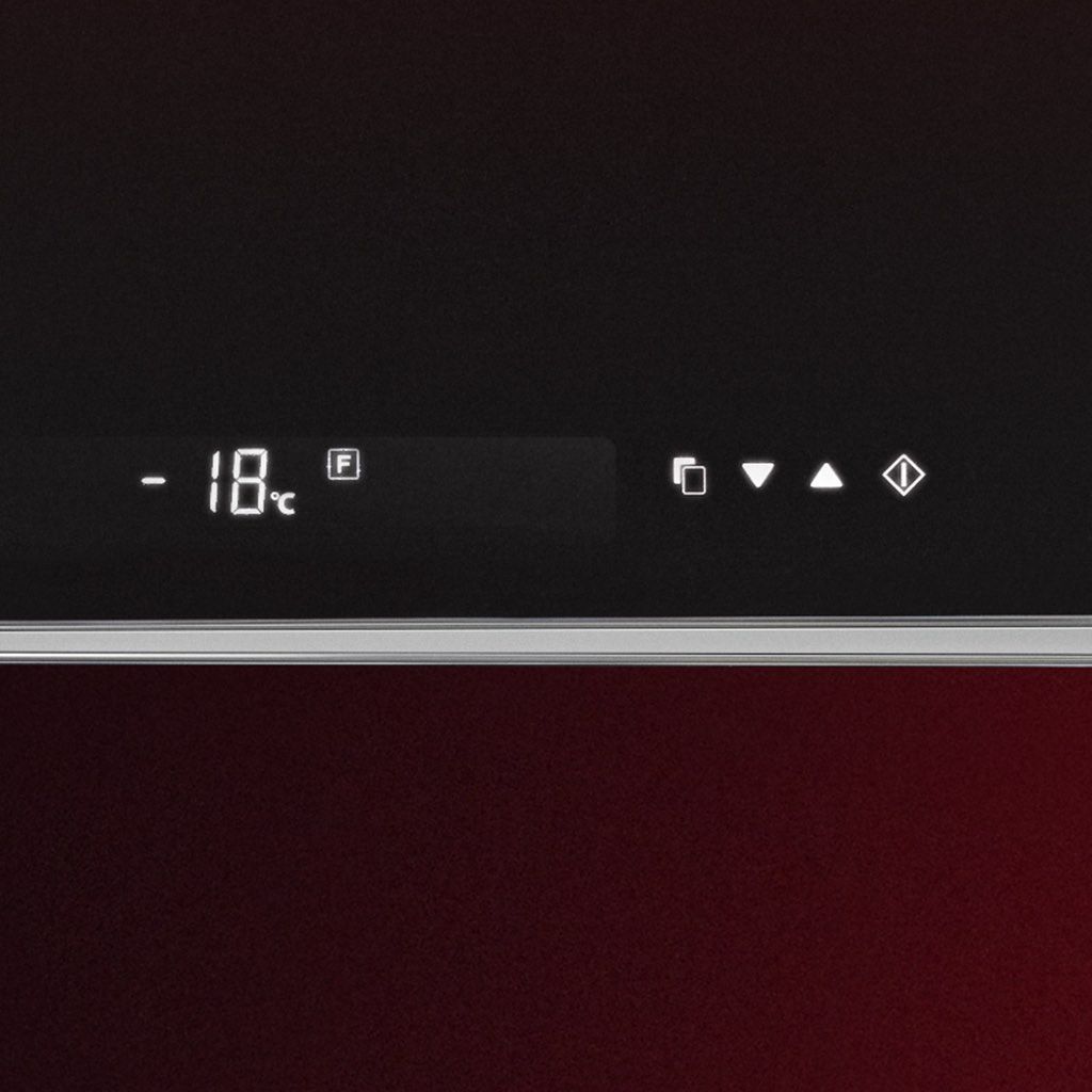 ثلاجة شارب انفرتر نوفروست 538 لتر بتقنيات التبريد المتقدمة، مع تصميم زجاجي أنيق وكفاءة عالية، Sharp No-Frost 538L with inverter technology and premium cooling.