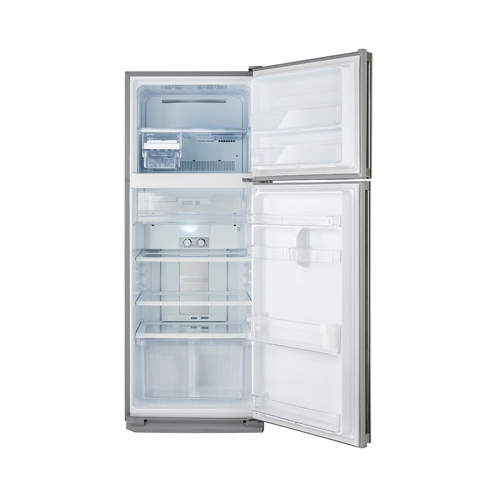 ثلاجة شارب 396 لتر نوفروست مع Hybrid Cooling وAg+ Nano. Sharp 396L No Frost Refrigerator with Hybrid Cooling and Nano Deodorizer.