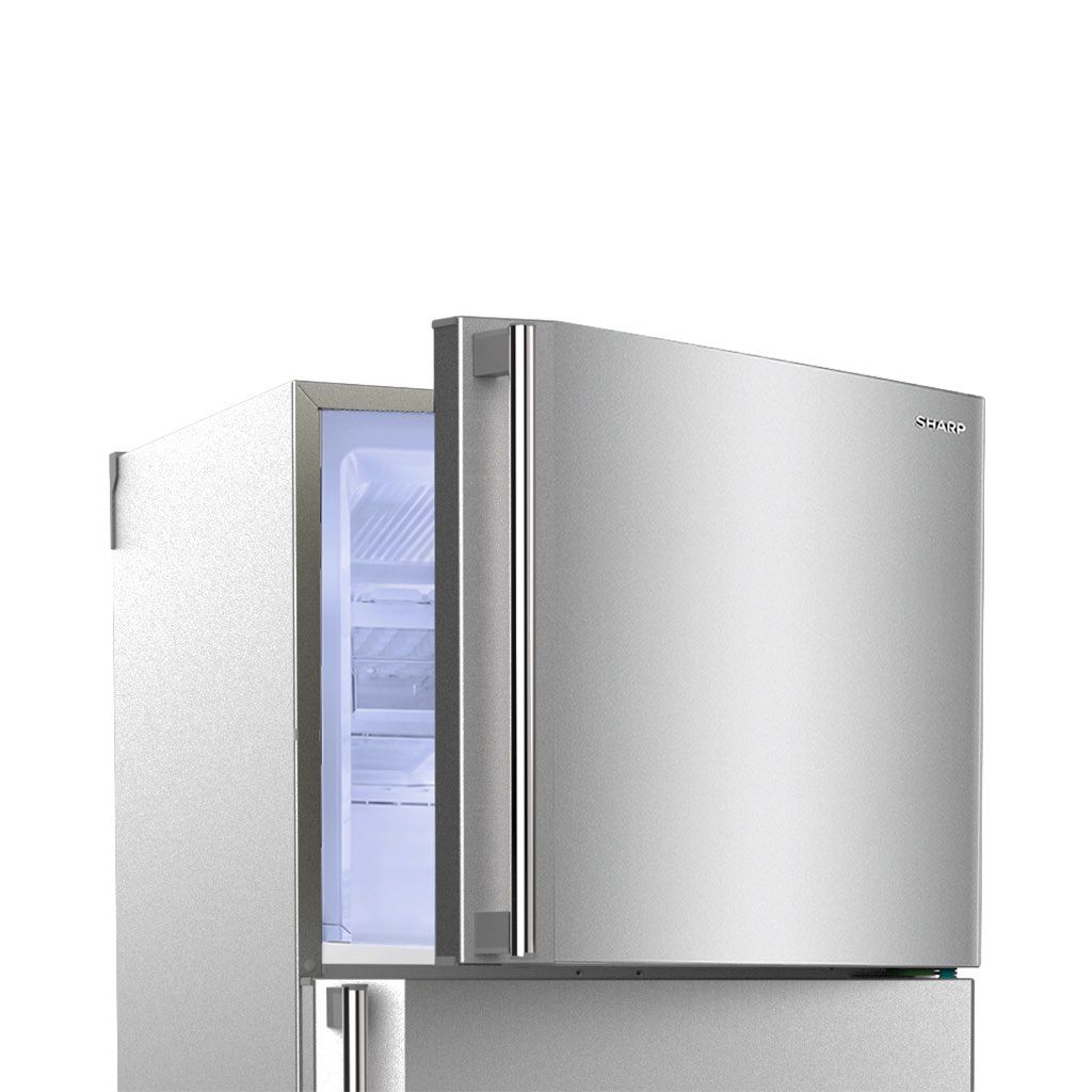 ثلاجة شارب 396 لتر نوفروست مع Hybrid Cooling وAg+ Nano. Sharp 396L No Frost Refrigerator with Hybrid Cooling and Nano Deodorizer.