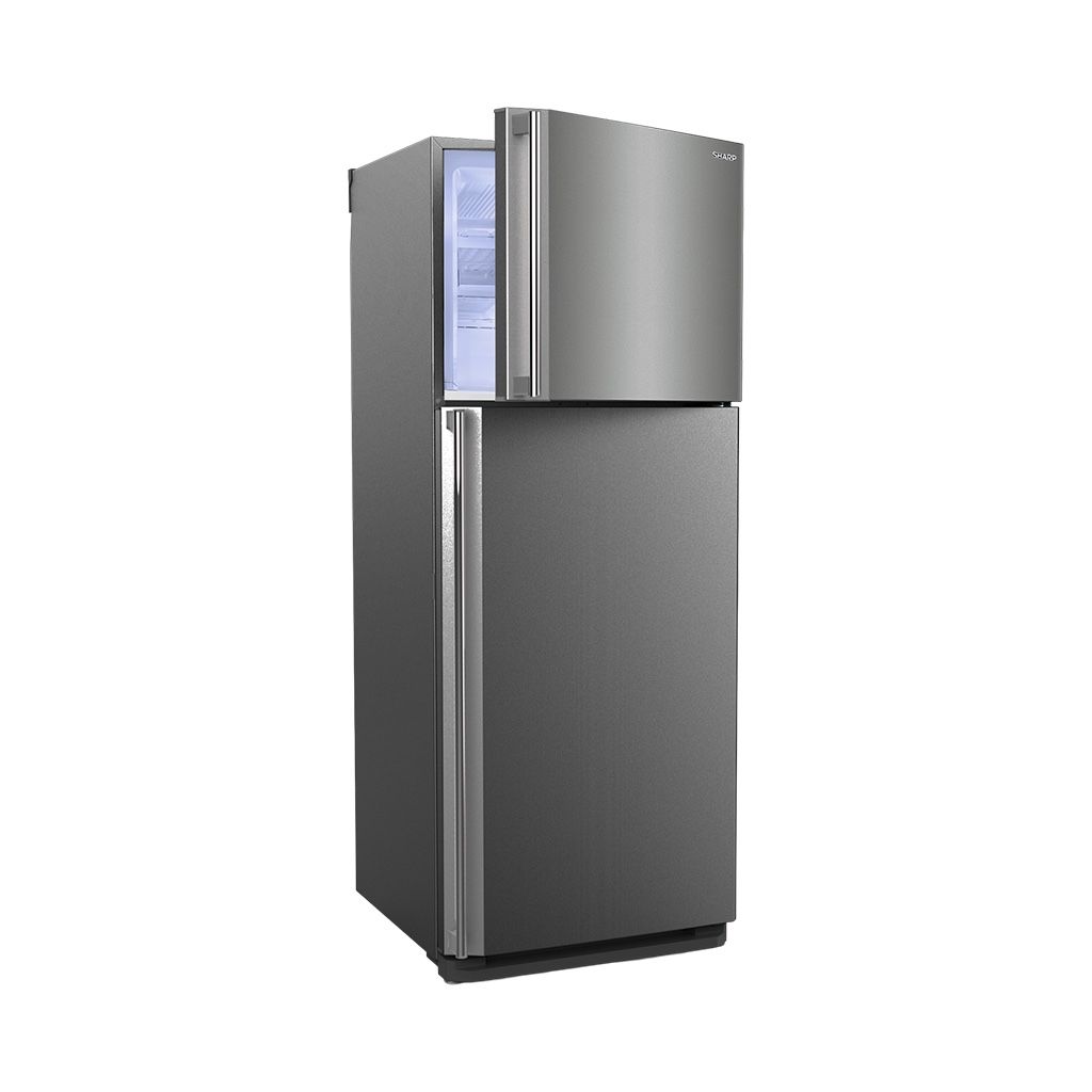 ثلاجة شارب 396 لتر نوفروست مع Hybrid Cooling وAg+ Nano. Sharp 396L No Frost Refrigerator with Hybrid Cooling and Nano Deodorizer.