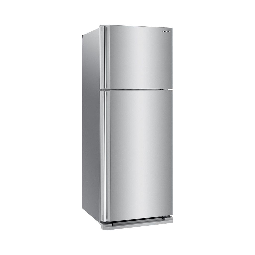 ثلاجة شارب نوفروست 450 لتر بتقنيات تبريد متقدمة وضمان 10 سنوات مع توصيل متاح، Sharp refrigerator 450L with advanced cooling and 10-year warranty.