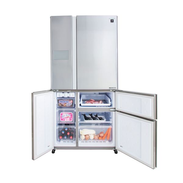 اشتري ثلاجة شارب انفرتر ديجيتال نوفروست 660 لتر استانلس sj-fp910n-ss مع شاشة ديجيتال، تقنيات تبريد حديثة، وضمان 10 سنوات من Cairo Drop.