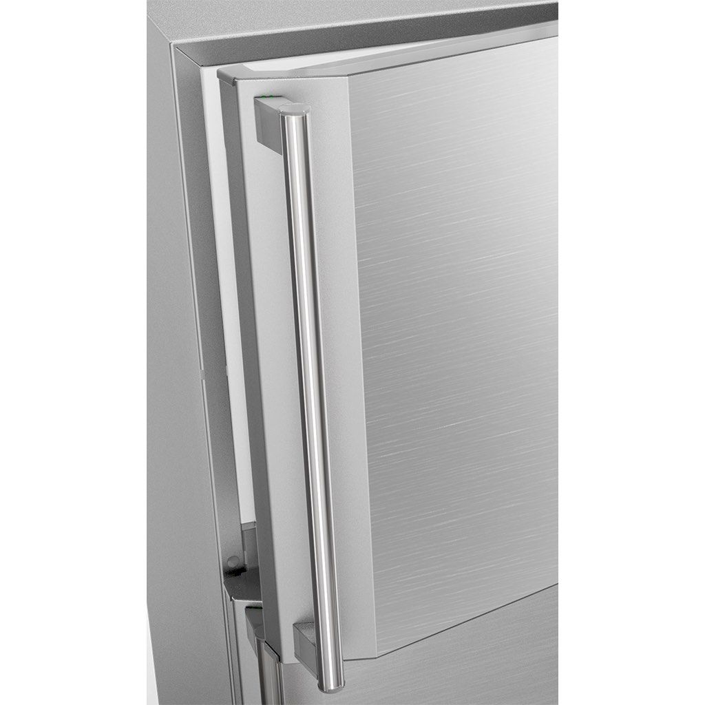 ثلاجة شارب انفرتر نوفروست 450 لتر أحمر/سيلفر/أسود Sharp inverter 450L frost-free refrigerator with touch control and 10 years warranty.