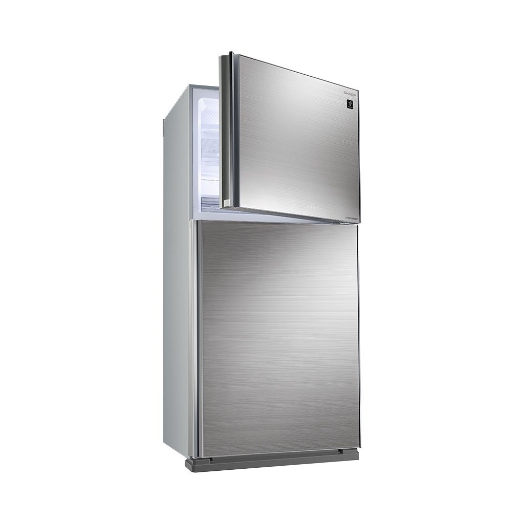 ثلاجة شارب نوفروست 480 لتر Inverter بتقنيات تبريد وتنقية متقدمة. Sharp 480L No Frost Refrigerator with Hybrid Cooling and Touch Control.