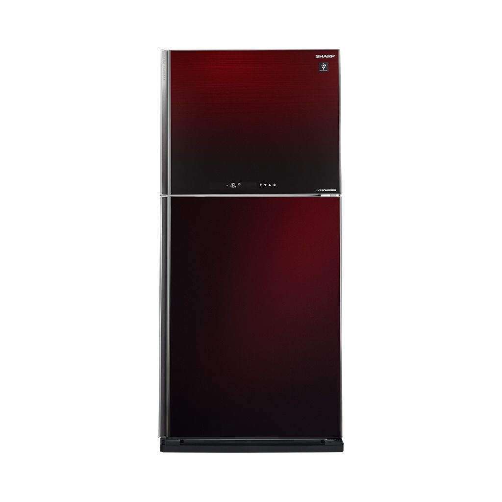 ثلاجة شارب نوفروست 480 لتر Inverter بتقنيات تبريد وتنقية متقدمة. Sharp 480L No Frost Refrigerator with Hybrid Cooling and Touch Control.