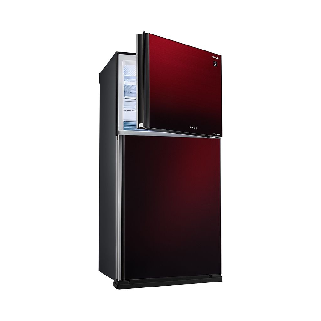 ثلاجة شارب نوفروست 480 لتر Inverter بتقنيات تبريد وتنقية متقدمة. Sharp 480L No Frost Refrigerator with Hybrid Cooling and Touch Control.