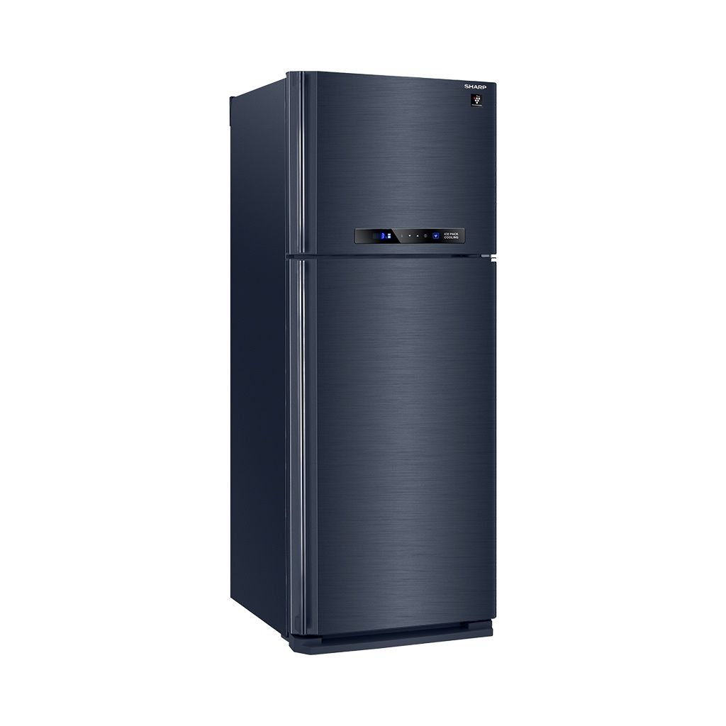 ثلاجة شارب ديجيتال نوفروست 396 لتر بتقنية البلازما كلاستر وتبريد Hybrid. Sharp 396L NoFrost refrigerator with Plasma Cluster and Hybrid Cooling system.