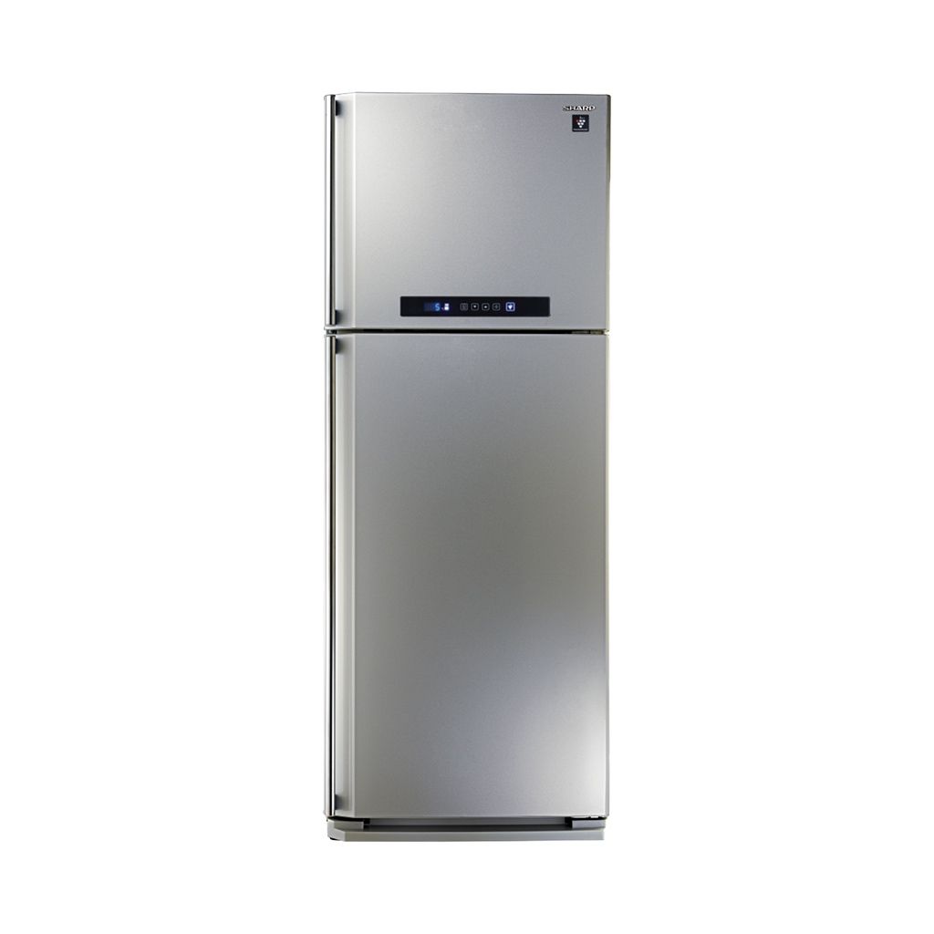 ثلاجة شارب ديجيتال نوفروست 396 لتر بتقنية البلازما كلاستر وتبريد Hybrid. Sharp 396L NoFrost refrigerator with Plasma Cluster and Hybrid Cooling system.