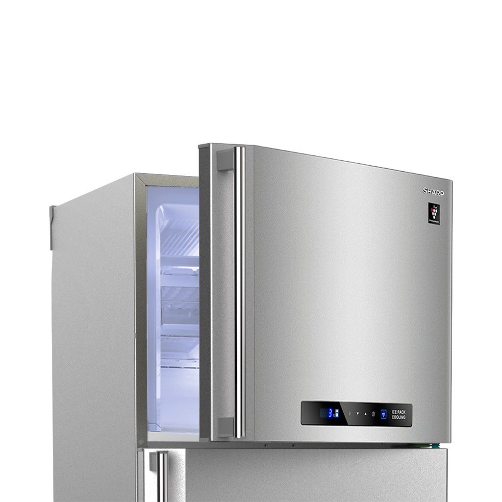 اشتري ثلاجة شارب نوفروست 450 لتر بشاشة ديجيتال وتكنولوجيا البلازما كلاستر، ألوان متعددة، تبريد Hybrid، ضمان 10 سنوات وتوصيل من Cairo Drop.