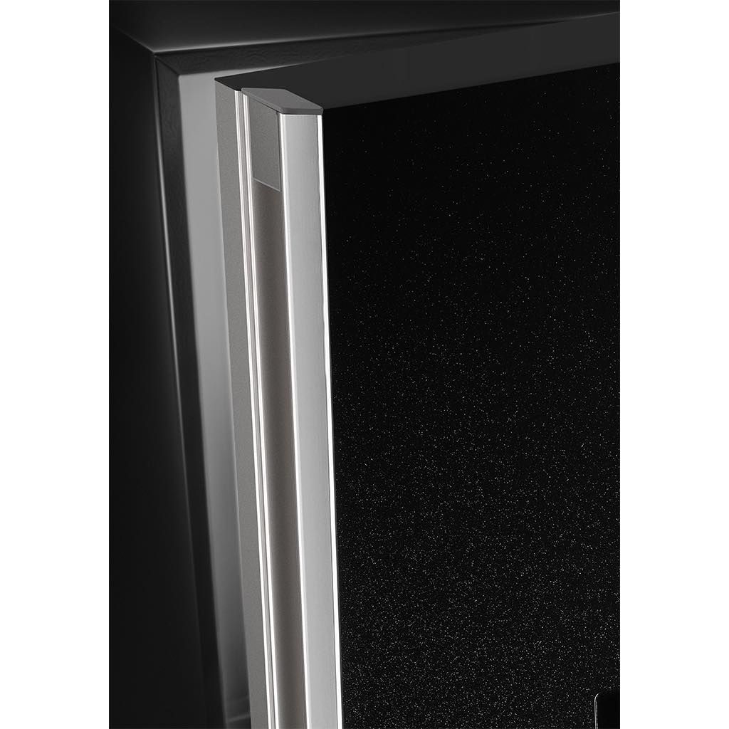 ثلاجة شارب انفرتر ديجيتال نوفروست 396 لتر أسود/استانلس Sharp 396L inverter digital frost-free refrigerator with touch control and 10 years warranty.