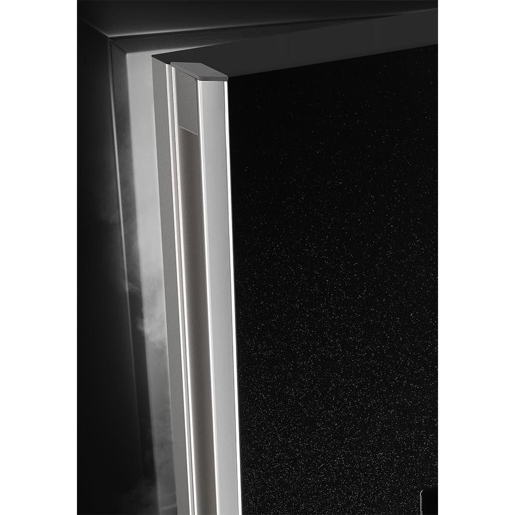 ثلاجة شارب انفرتر ديجيتال نوفروست 396 لتر أسود/استانلس Sharp 396L inverter digital frost-free refrigerator with touch control and 10 years warranty.