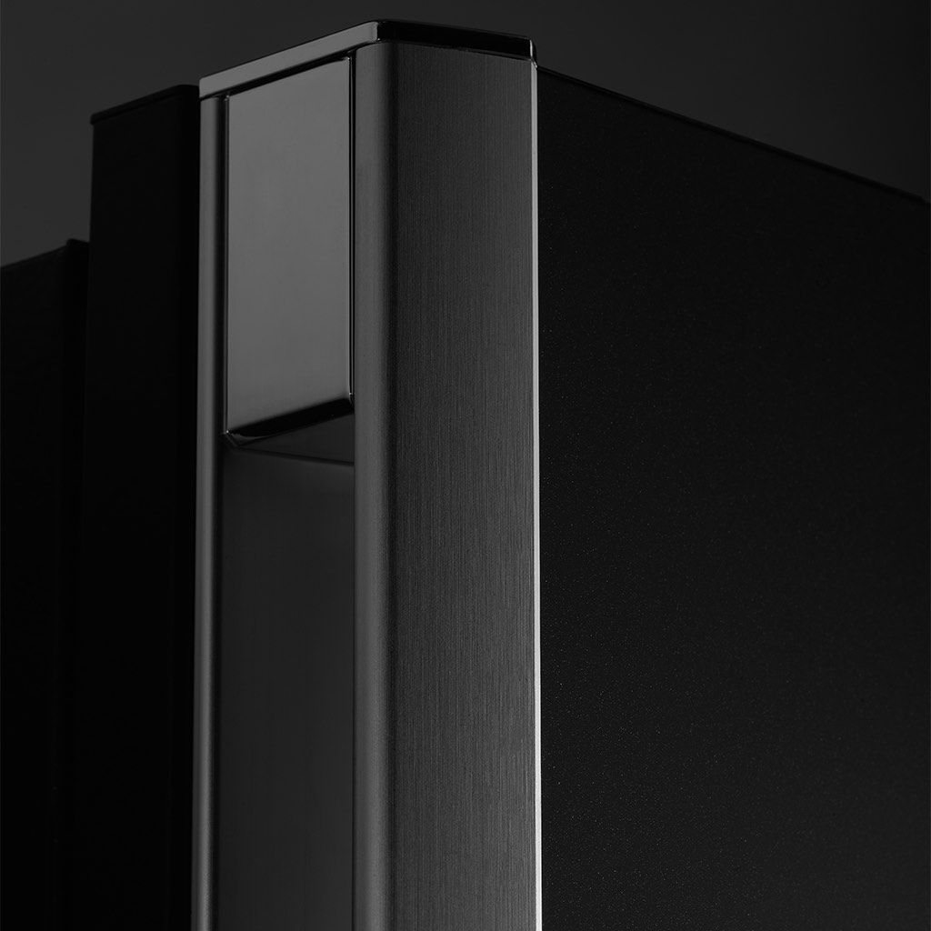 ثلاجة شارب انفرتر ديجيتال نوفروست 396 لتر أسود/استانلس Sharp 396L inverter digital frost-free refrigerator with touch control and 10 years warranty.