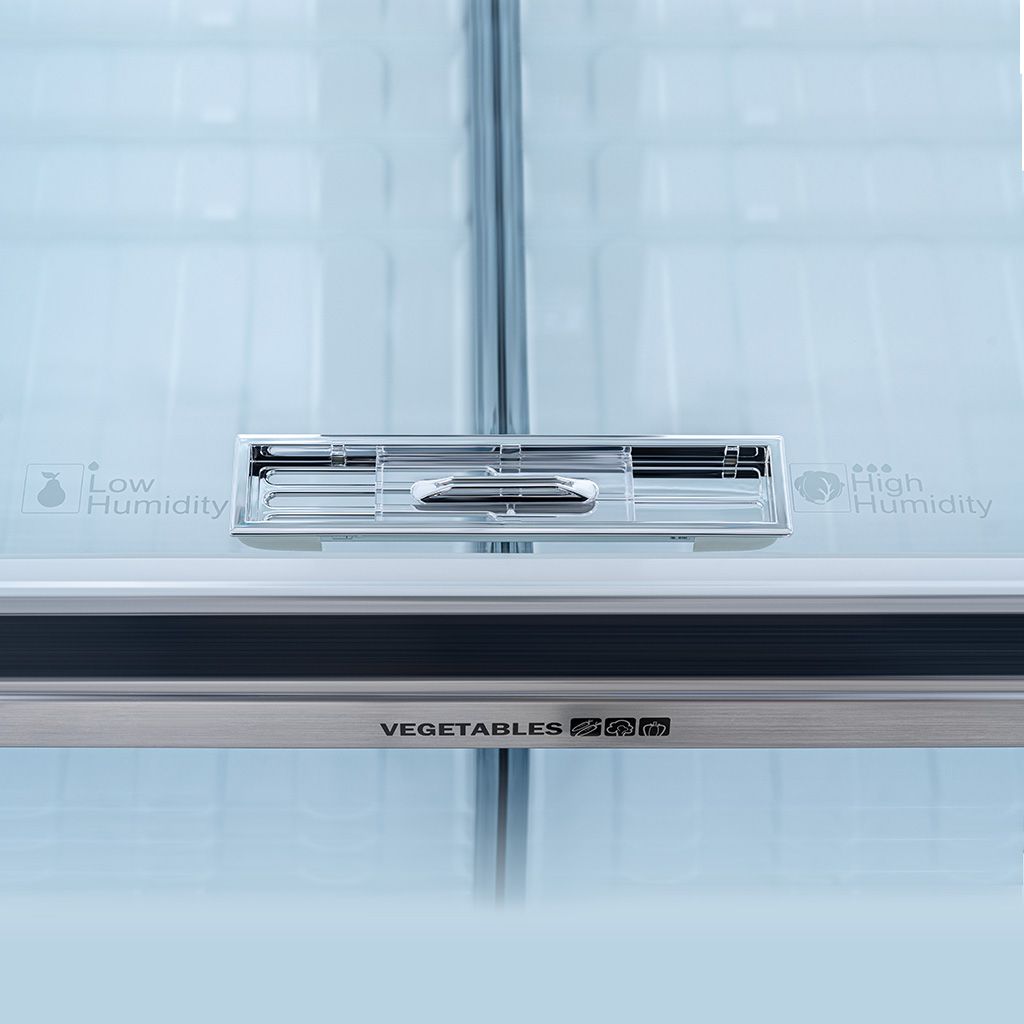 ثلاجة شارب انفرتر ديجيتال فريزر سفلي 558 لتر استانلس غامق/أسود Sharp 558L inverter digital bottom freezer with touch control and 10 years warranty.