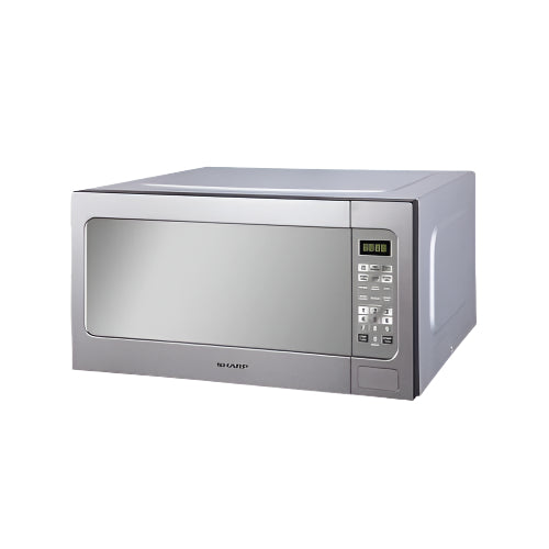 ميكروويف شارب 62 لتر 1200 R 562CR ST سولو سيلفر مع 12 قائمة للطهي وضمان سنتين وتوصيل سريع | Sharp Microwave Solo 62L 1200W Silver Egypt