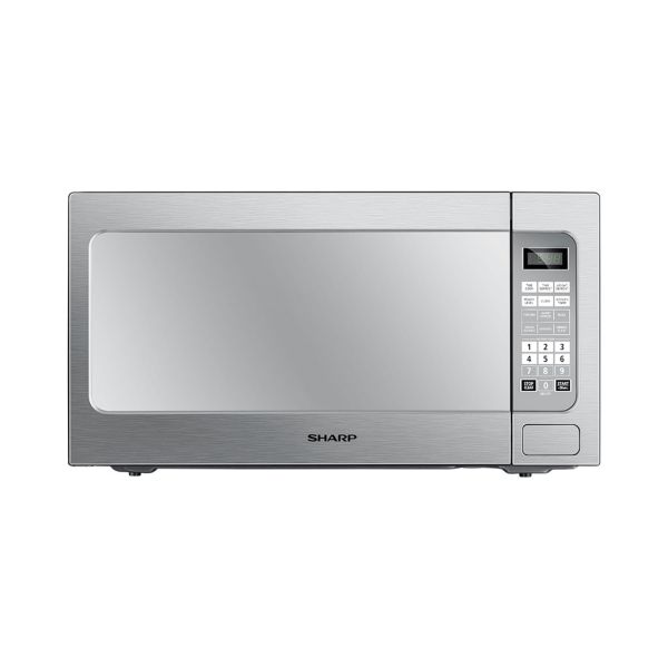 ميكروويف شارب 62 لتر 1200 R 562CR ST سولو سيلفر مع 12 قائمة للطهي وضمان سنتين وتوصيل سريع | Sharp Microwave Solo 62L 1200W Silver Egypt