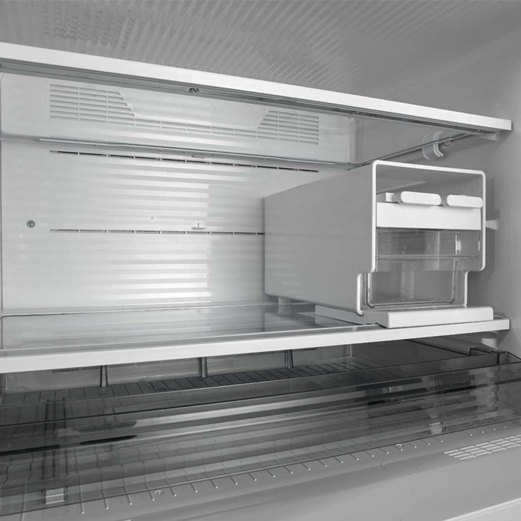 ثلاجة شارب انفرتر نوفروست 538 لتر sj pv69g inverter refrigerator with digital control stainless dark/steel/black with cooling technologies and 10 years warranty.