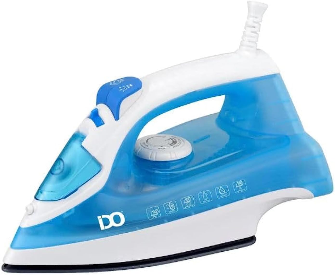 IDO Steam Iron, 2200 Watt, Blue/White - SI2200-BWH