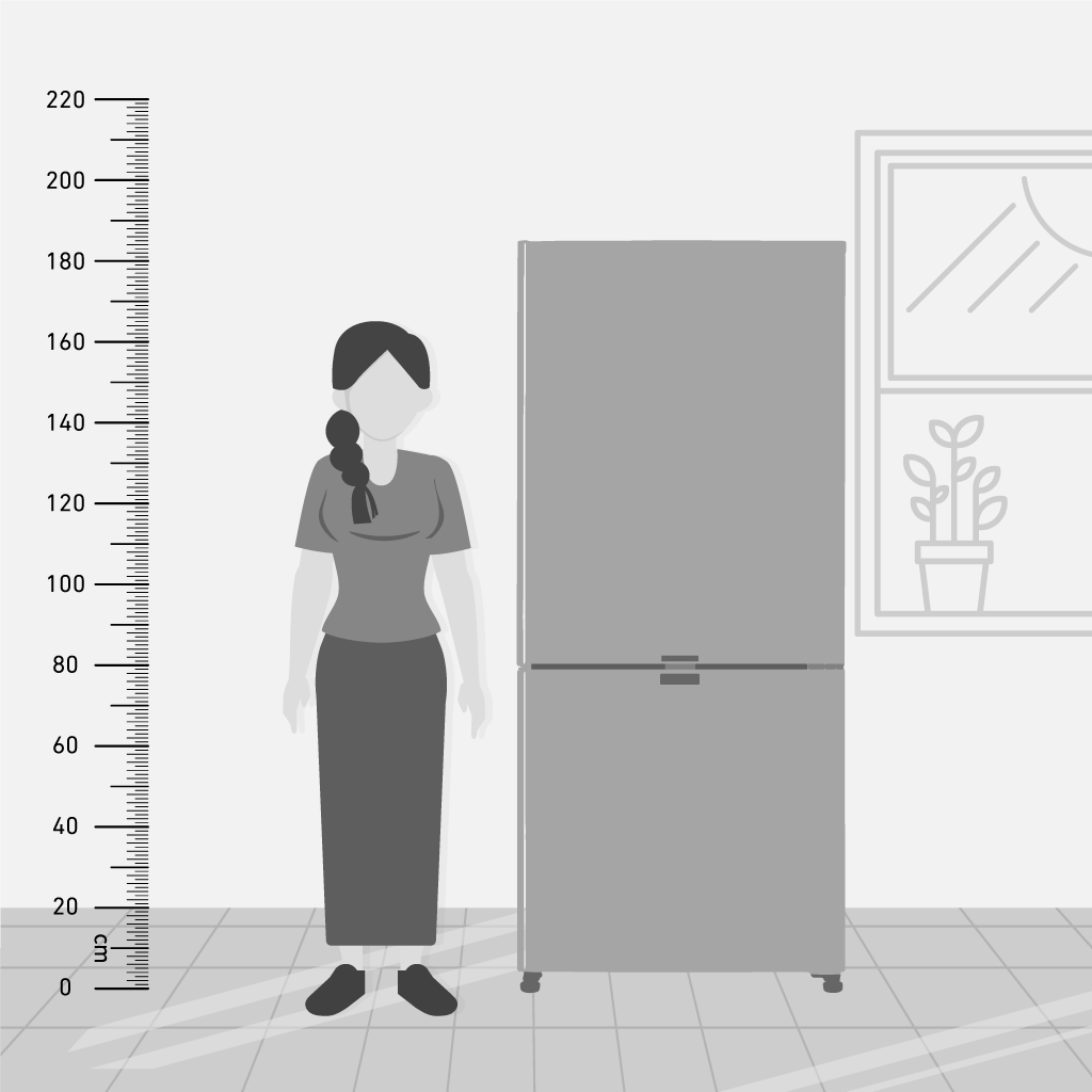 ثلاجة شارب انفرتر فريزر سفلي 558 لتر بألوان متعددة Sharp inverter bottom freezer refrigerator 558L with advanced cooling and 10 years warranty.