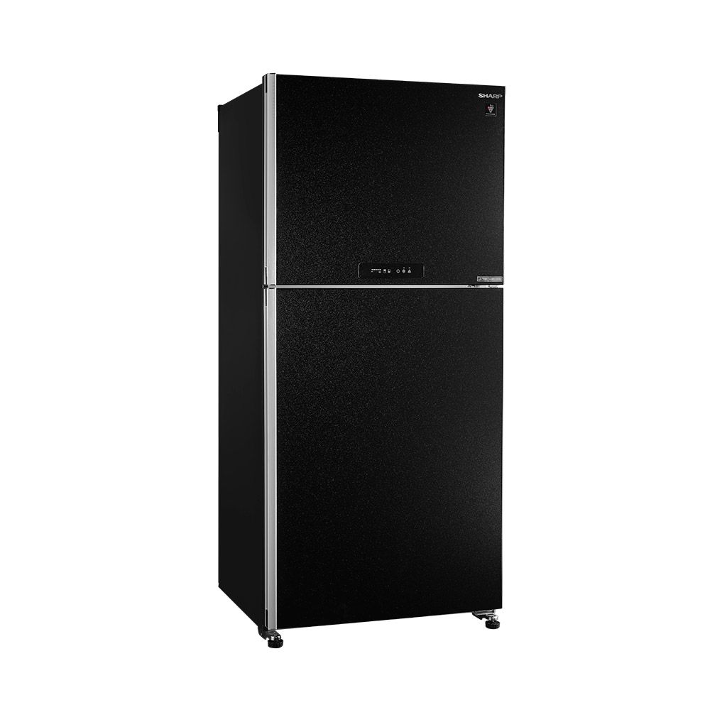 ثلاجة شارب انفرتر ديجيتال نوفروست 480 لتر استانلس/ستانلس غامق/أسود Sharp 480L inverter digital refrigerator with touch control and 10 years warranty.