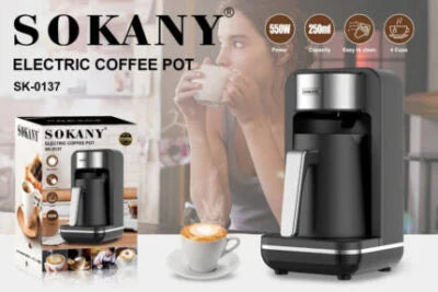Sokani coffee machine 250ml 550watt SK-0137
