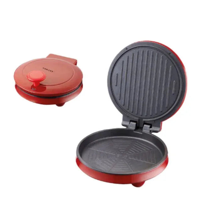 بيتزا ميكر سوكانى كبير 1000وات لتحضير البيتزا بسهولة في المنزل – Sokany Large Pizza Maker 1000W for quick homemade pizza with non-stick surface.