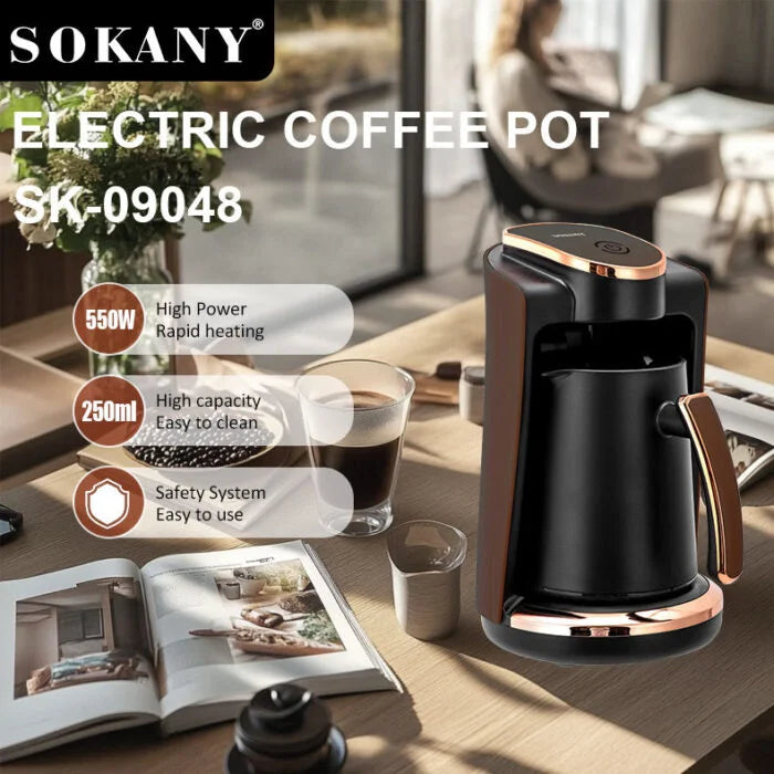 Sokany coffee machine 250ml 550watt