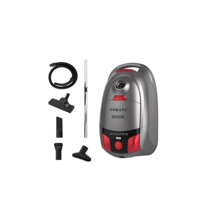 4000 وات مكنسة سوكاني SK-13054 3.5 لتر لتنظيف الأرضيات والسجاد بسهولة مع توصيل متاح وضمان عام. | Sokany Vacuum SK-13054 4000W 3.5L with delivery and 1 year warranty.