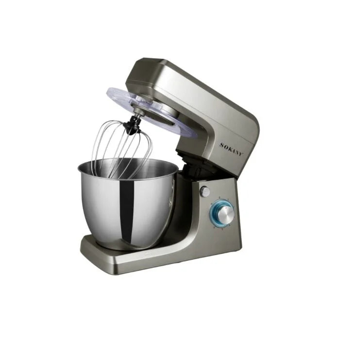 عجان سوكانى 8 لتر 1400 وات Sokani stand mixer, 8 liters, 1400 watts SK-1511 أداء عملي وسعة كبيرة للعجن Sokany Stand Mixer 8L 1400W