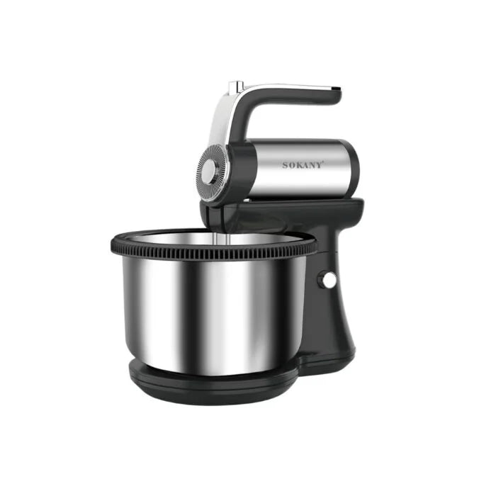 مضرب بالعجان سوكاني 4.5 لتر 1000 وات  Mixer SK-6662  أداء عملي للعجن والخفق Sokany Stand Mixer 4.5L 1000W