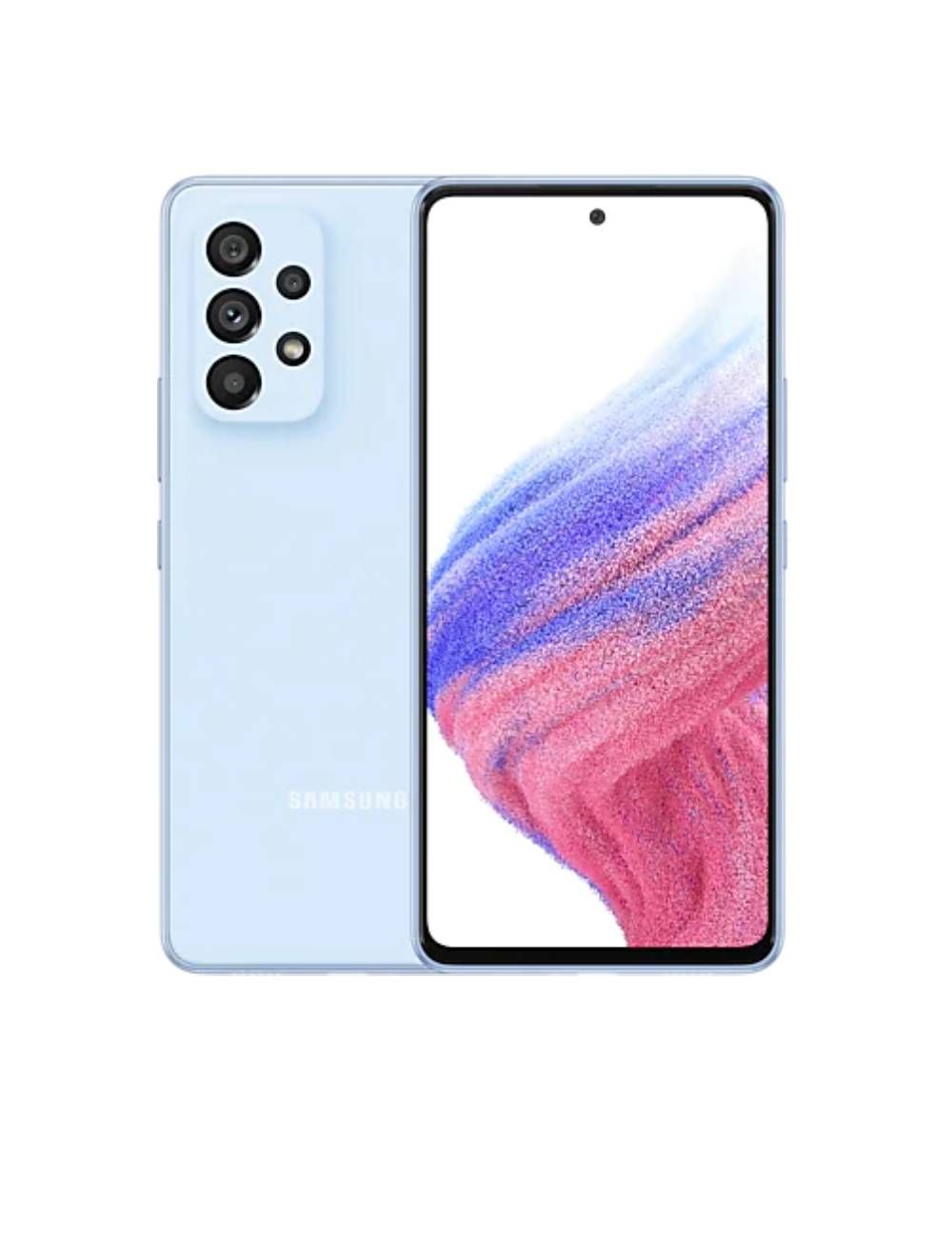 اكتشف سامسونج a53 بمعالج قوي، شاشة 6.5 بوصة Super AMOLED، بطارية 5000mAh، وكاميرات احترافية مع ضمان سنة وتوصيل من Cairo Drop.