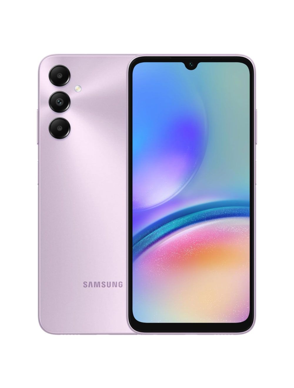 اشترِ samsung galaxy a05s مع شاشة 6.7 بوصة، بطارية 5000mAh، رامات 4 جيجا، مساحة 64 جيجا، كاميرا 50MP، وشاحن سامسونج 25 وات. توصيل وضمان عام.