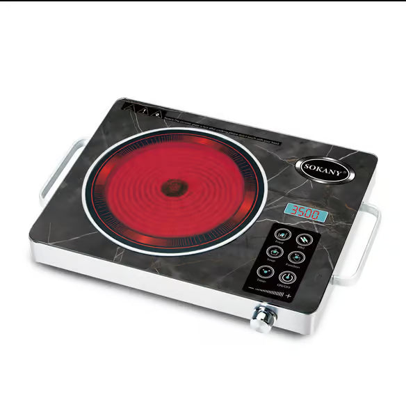 سطح تسخين سوكاني 3500 وات بشاشة ديجيتال | SOKANY 3500W Digital Hot Plate SK-07073 with temperature control for efficient cooking