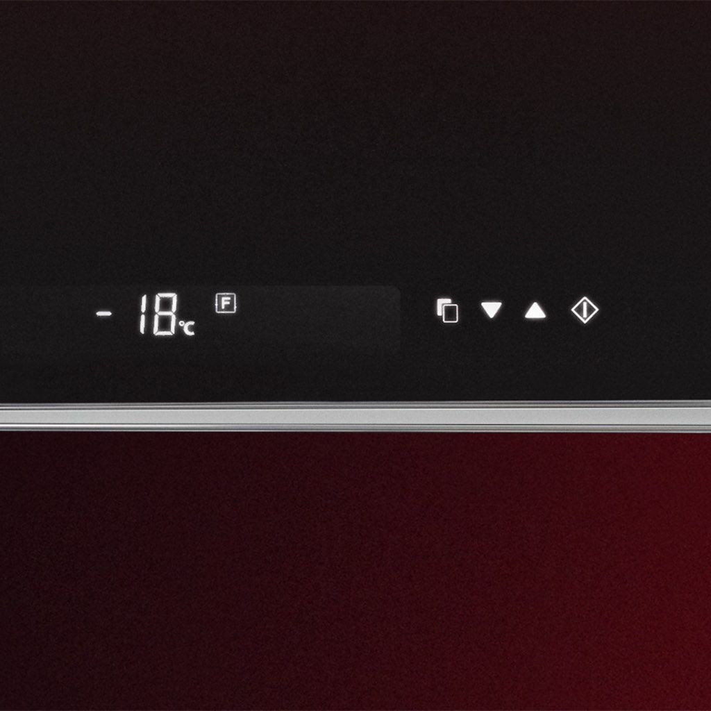 ثلاجة شارب انفرتر نوفروست 396 لتر سيلفر/أسود/أحمر Sharp 396L inverter frost-free refrigerator with touch control and 10 years warranty.