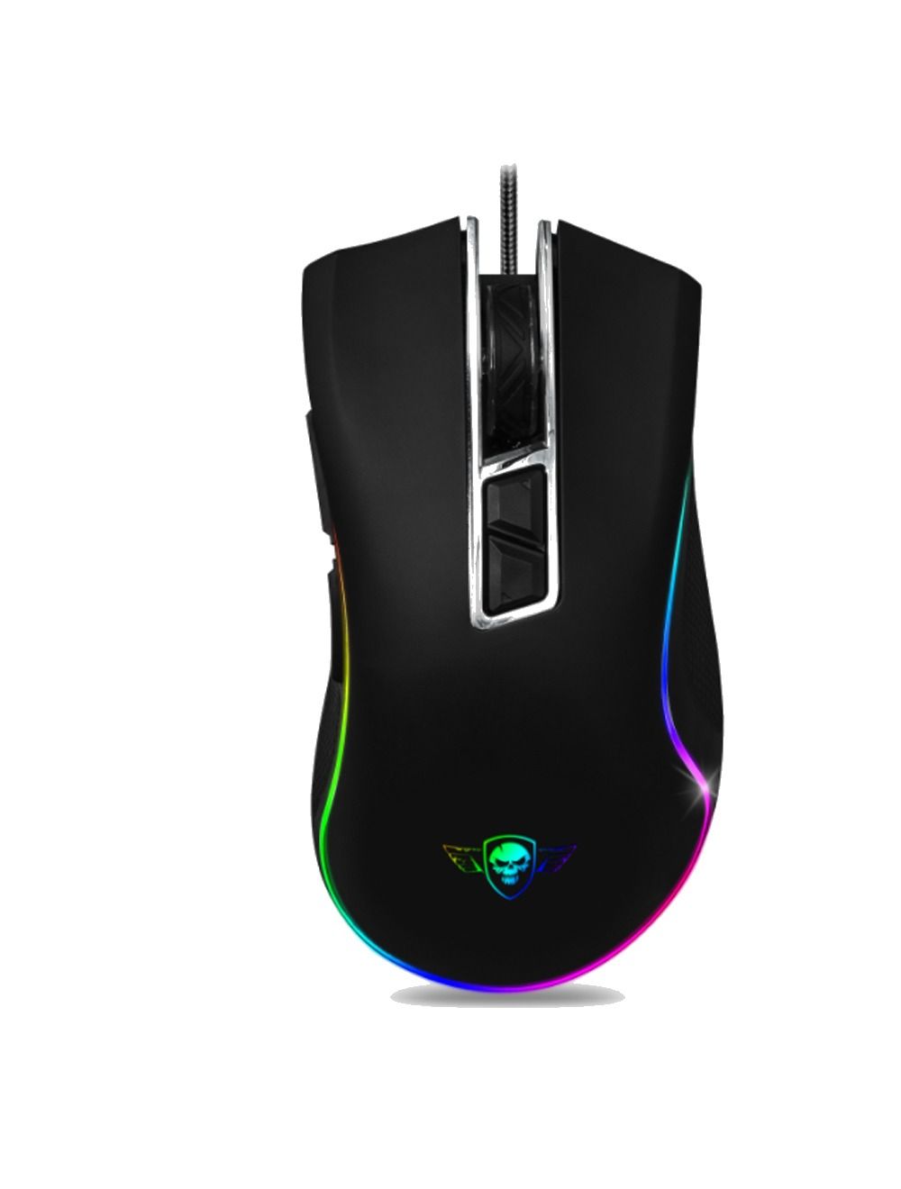 سبيريت أوف جيمر ماوس ريزر PRO-M6 بدقة 6400 DPI و8 أزرار قابلة للبرمجة مع إضاءة RGB وضمان سنة من Cairo Drop – Spirit of Gamer Razer Mouse PRO-M6 Gaming.