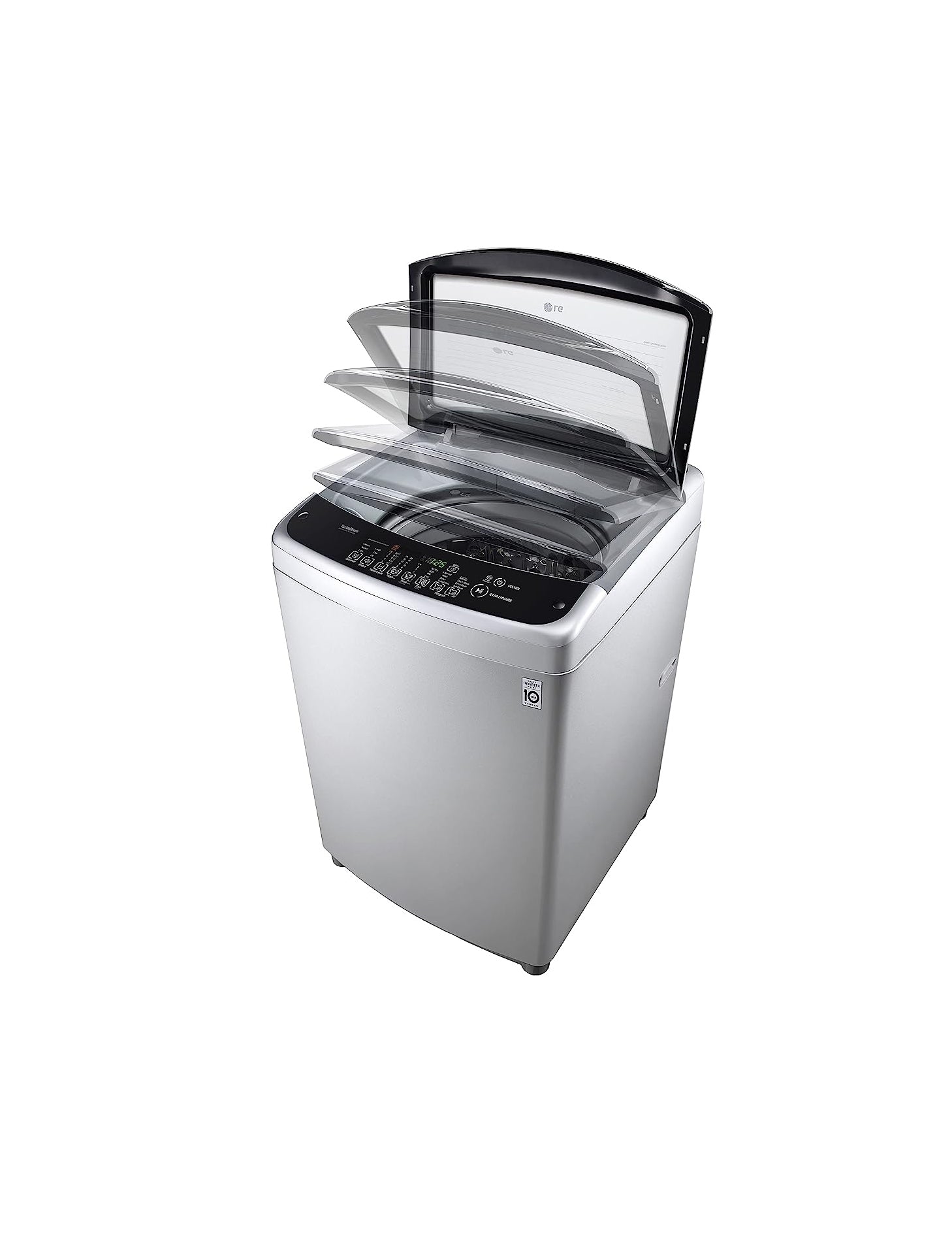 LG Top Load 14Kg Smart Inverter,Turbo Drum, Silver, Soft Closing Door